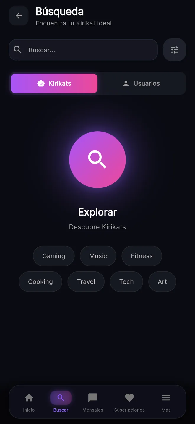 Kirikat — search